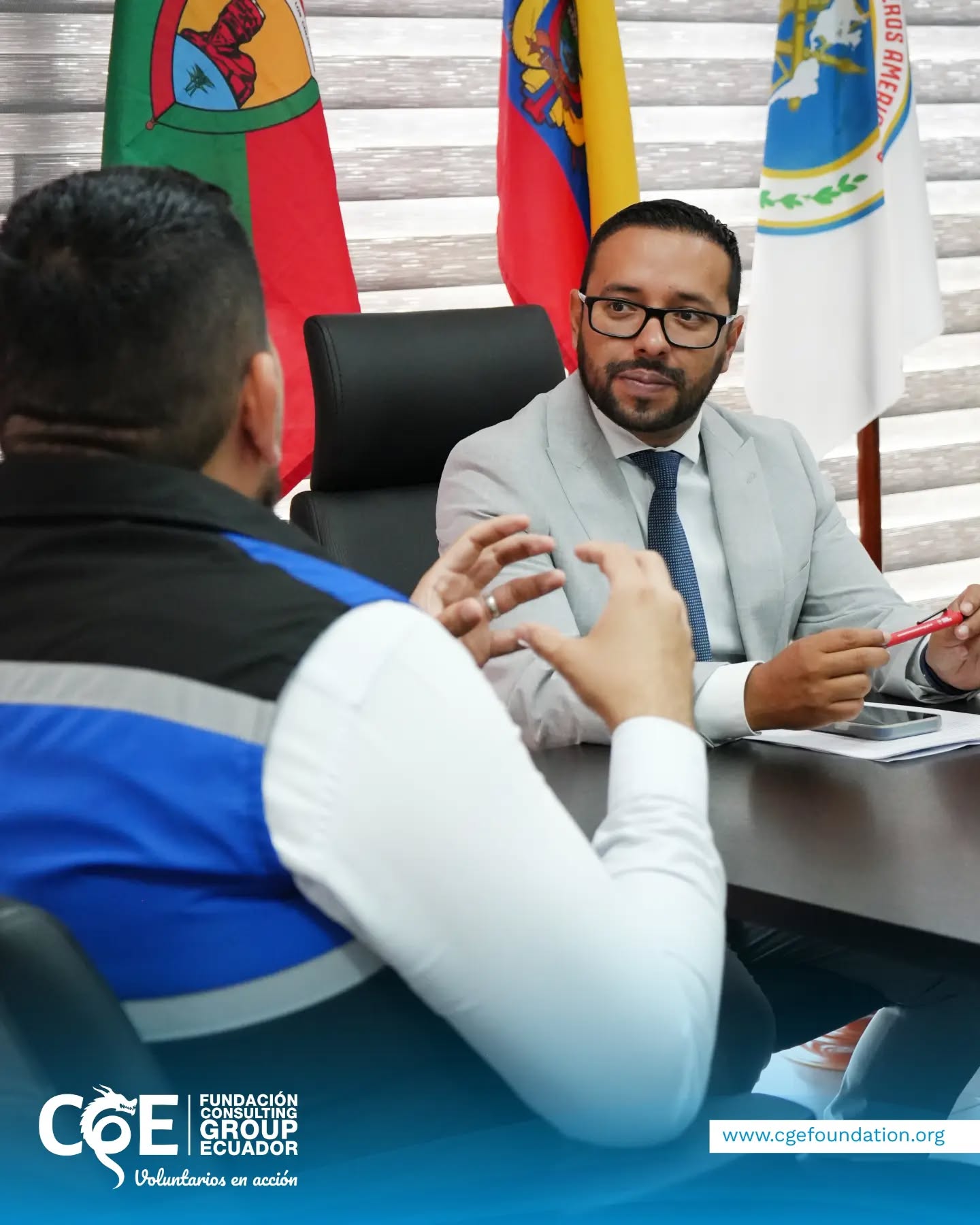 Fundación CGE y Bomberos fortalecen su alianza en beneficio de la comunidad